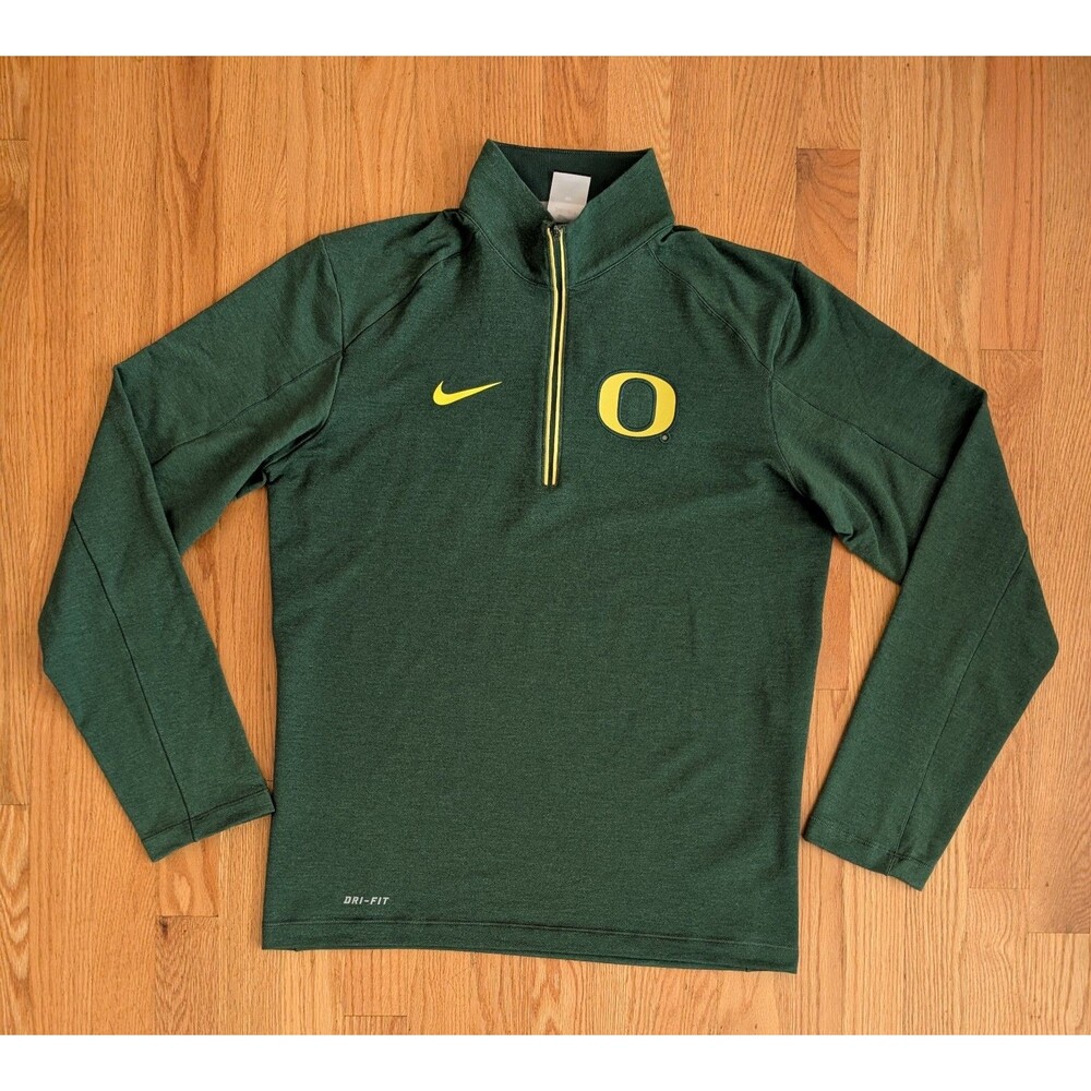 Oregon DUCKS Nike 1/4 Zip Pullover JACKET Coat        MEN'S  M